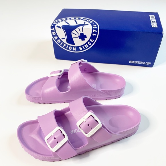 birkenstock arizona eva lavender